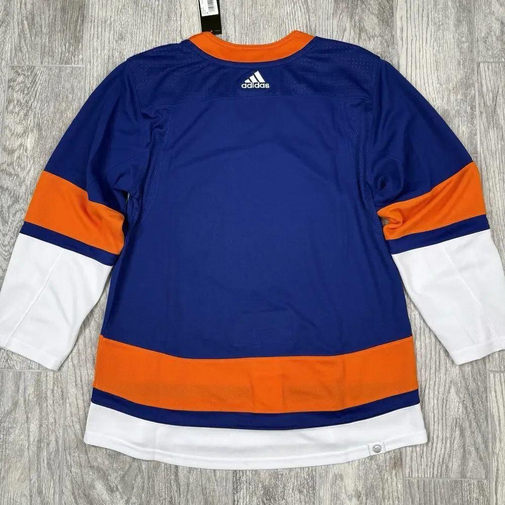 Adidas NHL New York Islanders Authentic Home Royal Hockey Jersey GT5618 Size 50